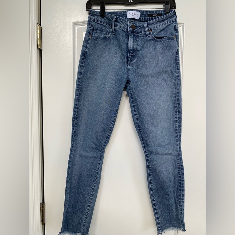 Parker Smith fringe ankle jeans